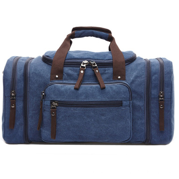 Bolso de viaje para hombres y mujeres 8642 Carry on Luggage Unisex Canvas Holdall Bolso de viaje Weekender